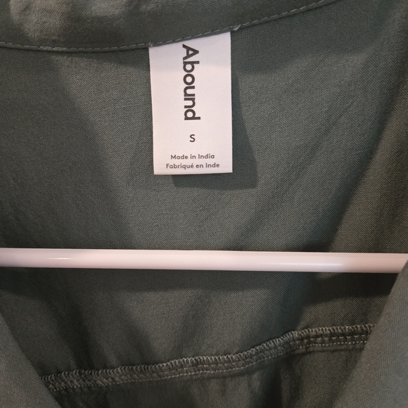 Abound Green Button Down Women's Shirt - Picture 2 of 5